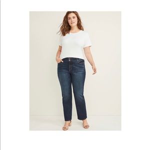 Lane Bryant High Rise Straight Jean - SZ 20 short